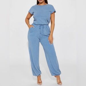 Blue Women's Jumpsuit